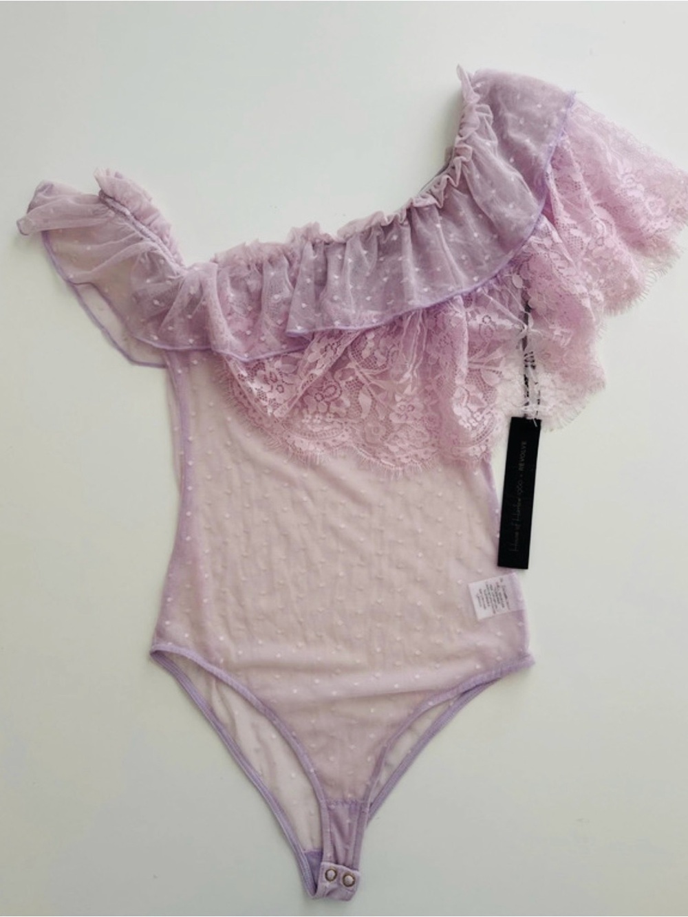 House of Harlow x Revolve Lavender Bodysuit